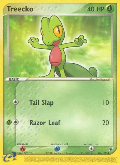 Treecko card image