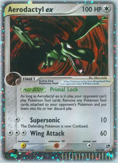 Aerodactyl ex #94 card image