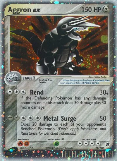 Aggron ex #95 card image