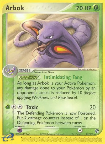 Arbok card image