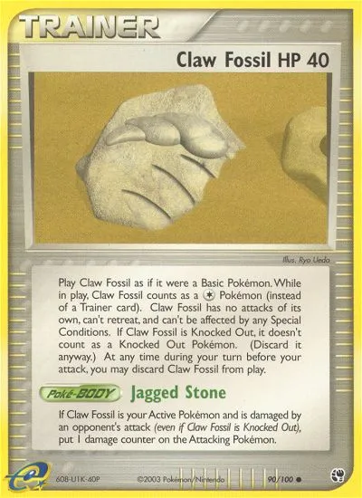 Claw Fossil card image