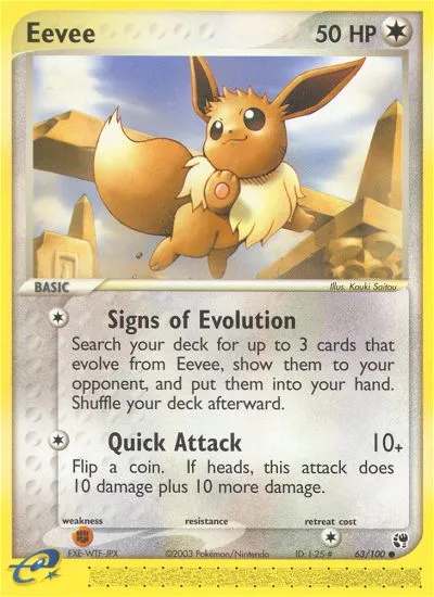 Eevee card image