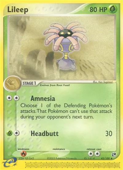 Lileep card image