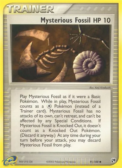 Mysterious Fossil card image