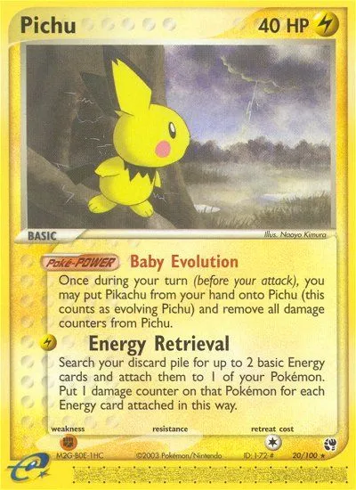 Pichu card image