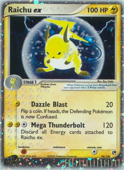Raichu ex #98 card image
