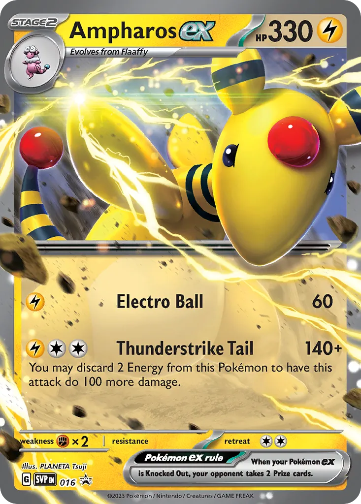 Ampharos ex card image