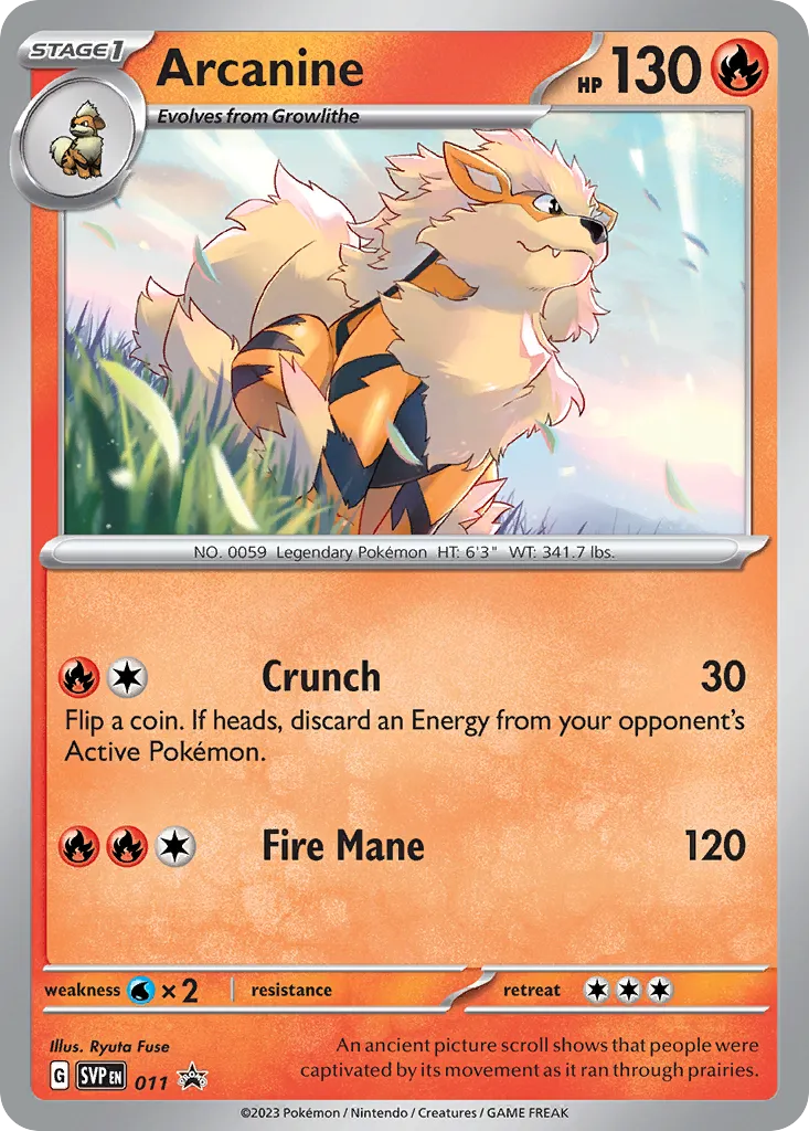 Arcanine card image