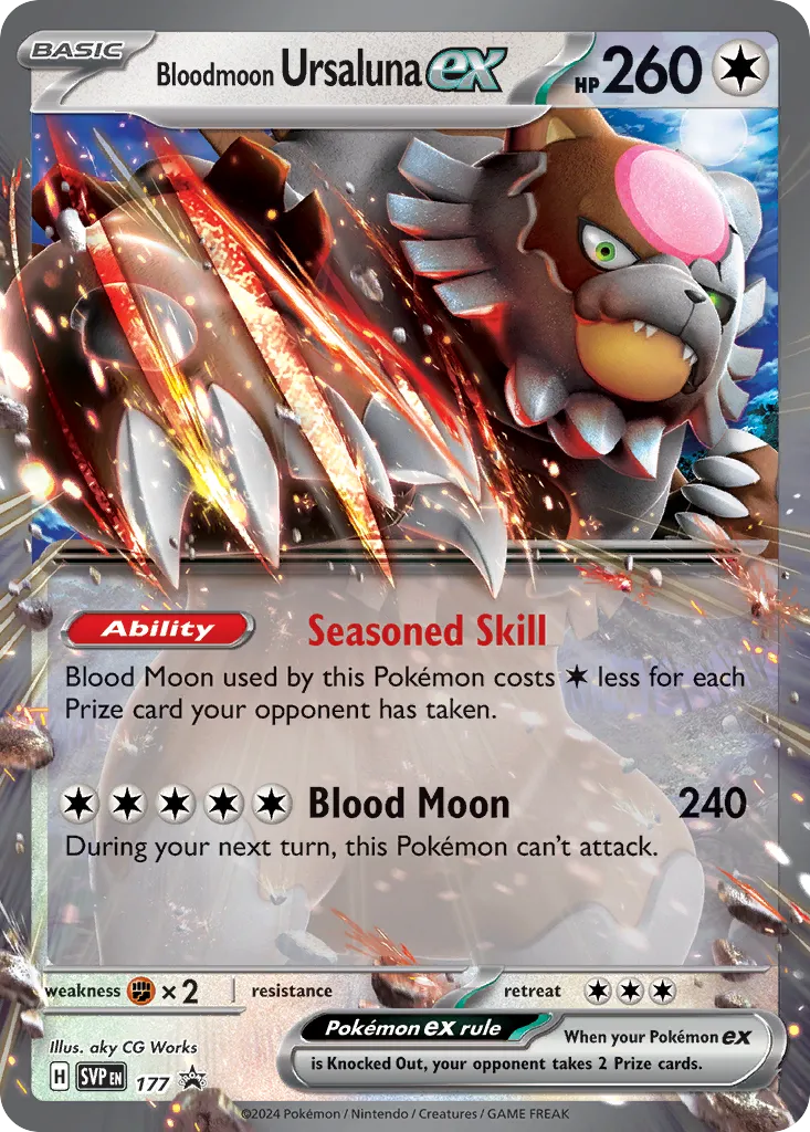 Bloodmoon Ursaluna ex card image