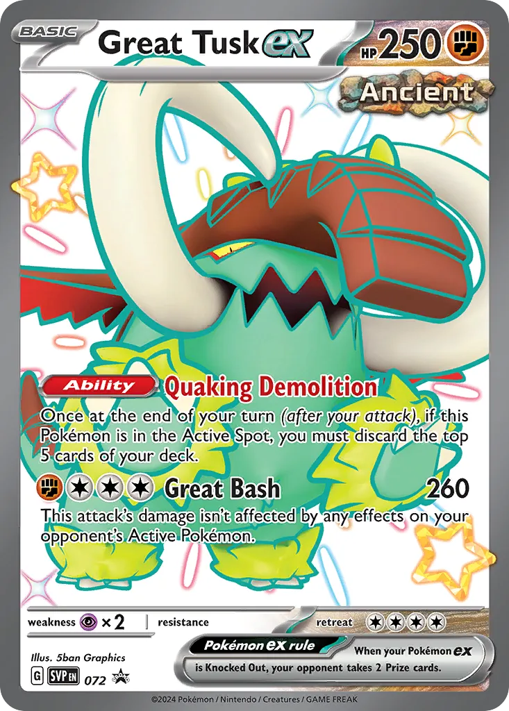 Great Tusk ex card image