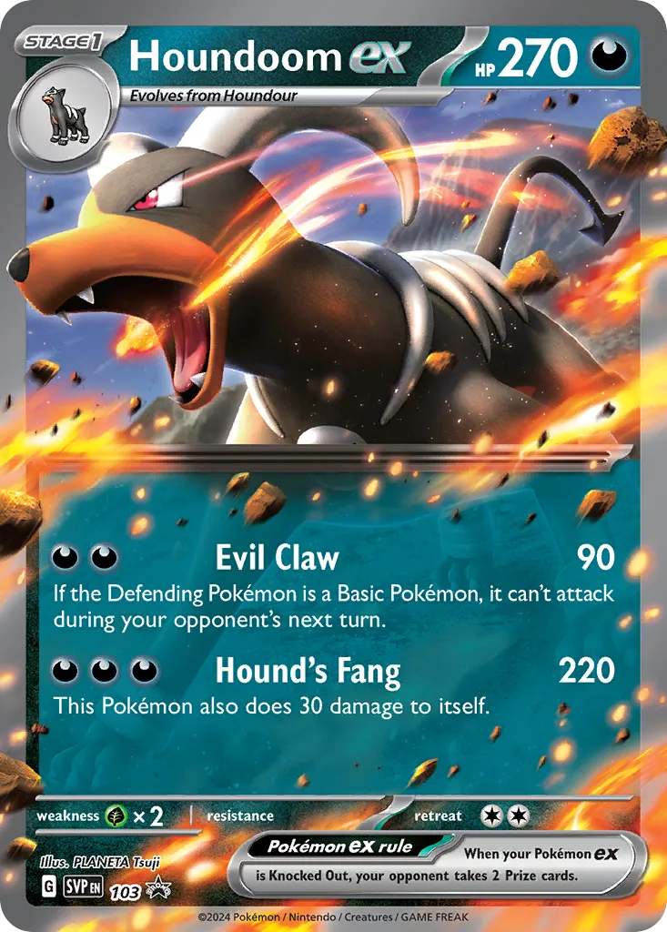 Houndoom ex card image