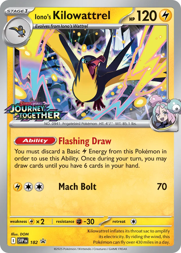 Iono's Kilowattrel card image
