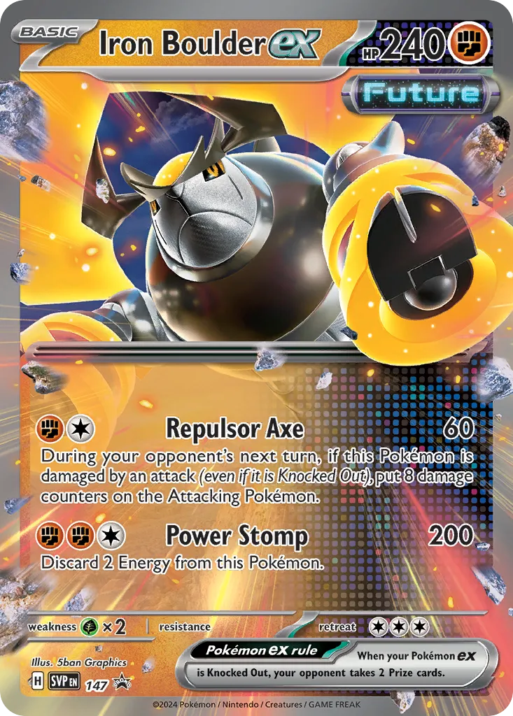 Iron Boulder ex card image