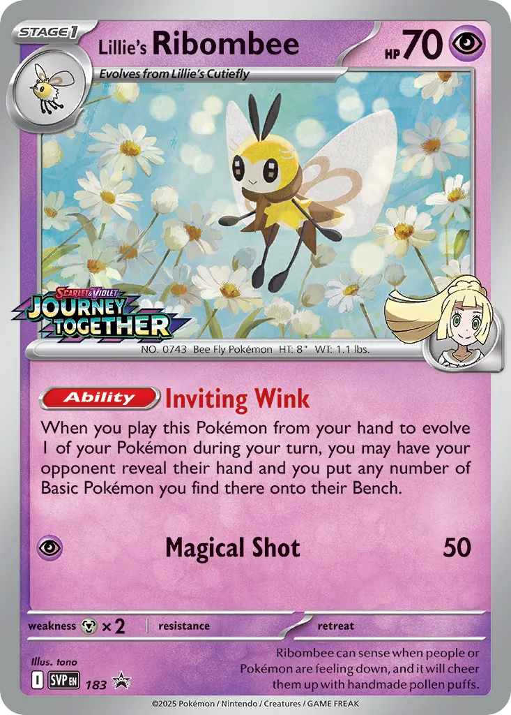 Lillie's Ribombee card image