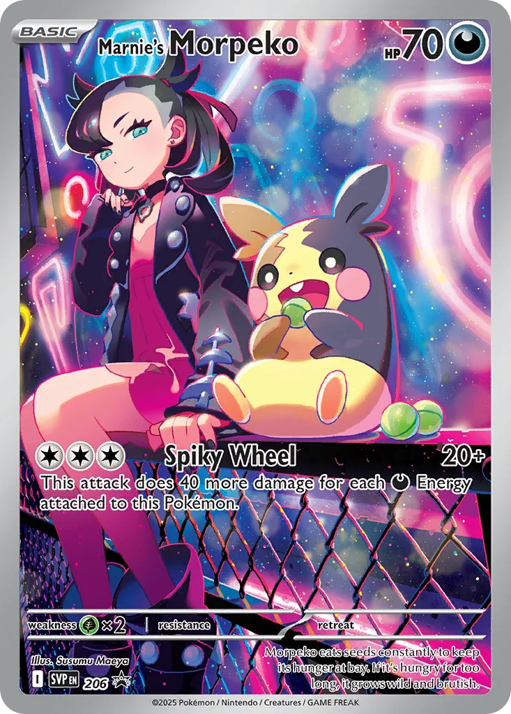 Marnie's Morpeko #206 card image