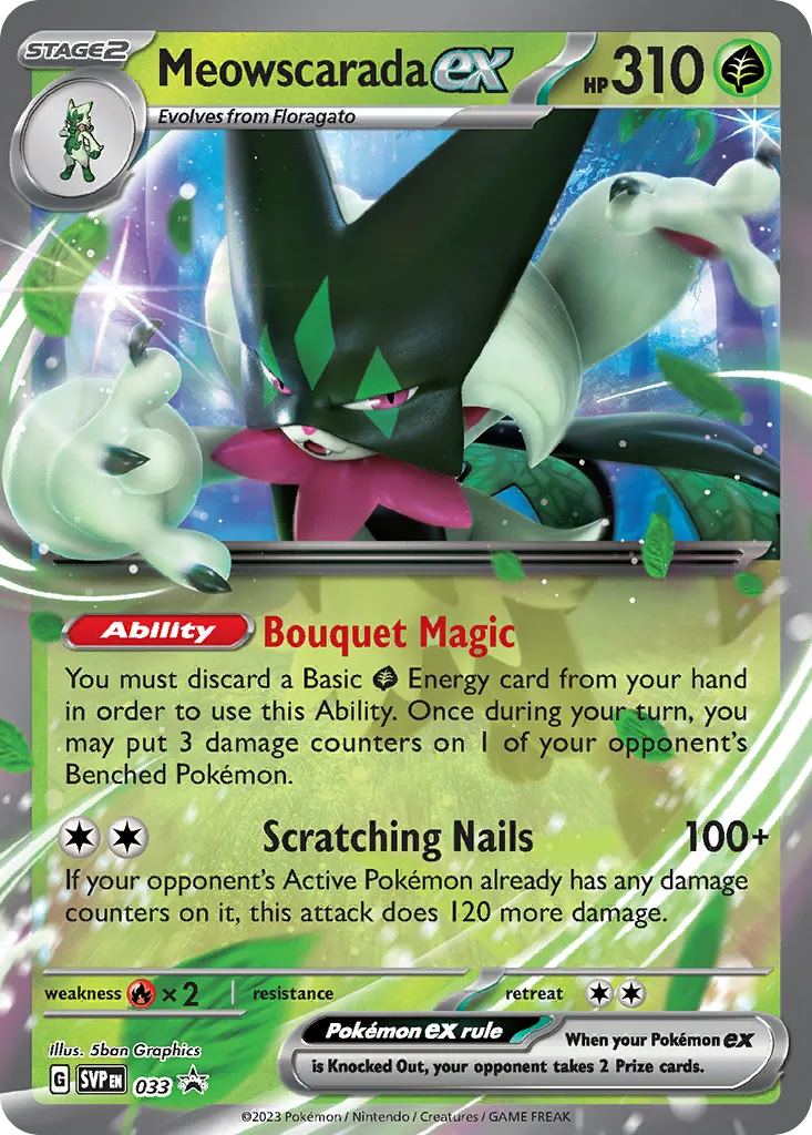 Meowscarada ex card image