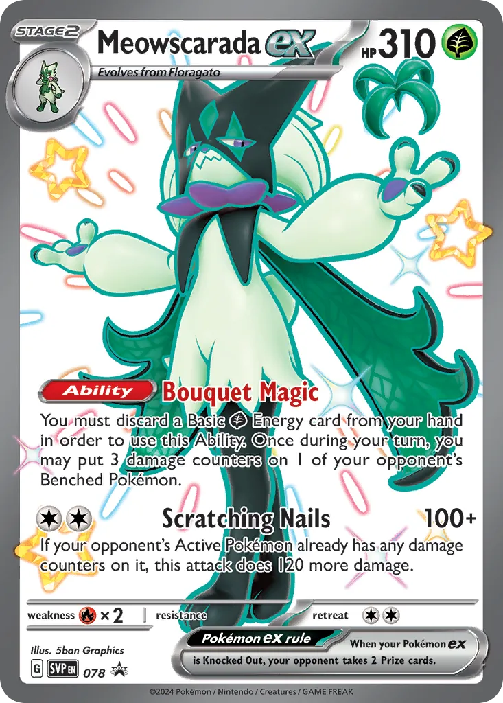 Meowscarada ex card image