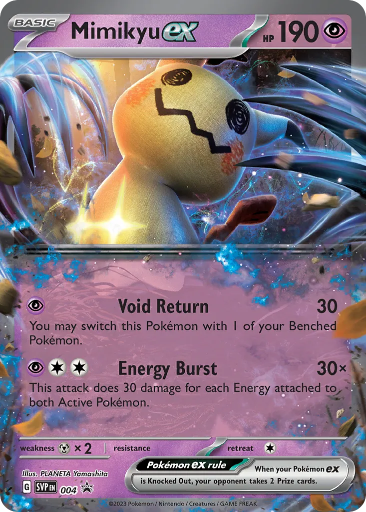 Mimikyu ex card image