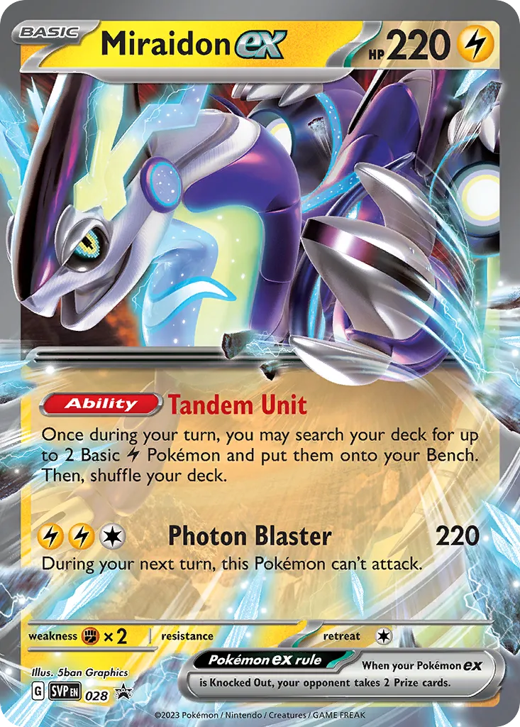 Miraidon ex card image