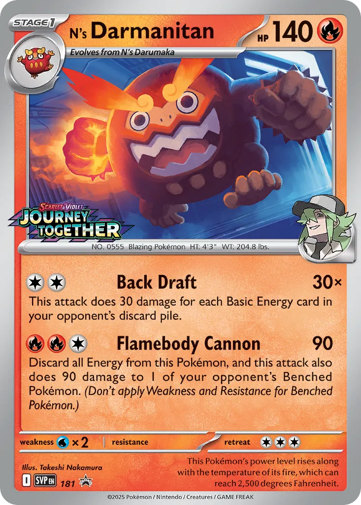 N's Darmanitan card image