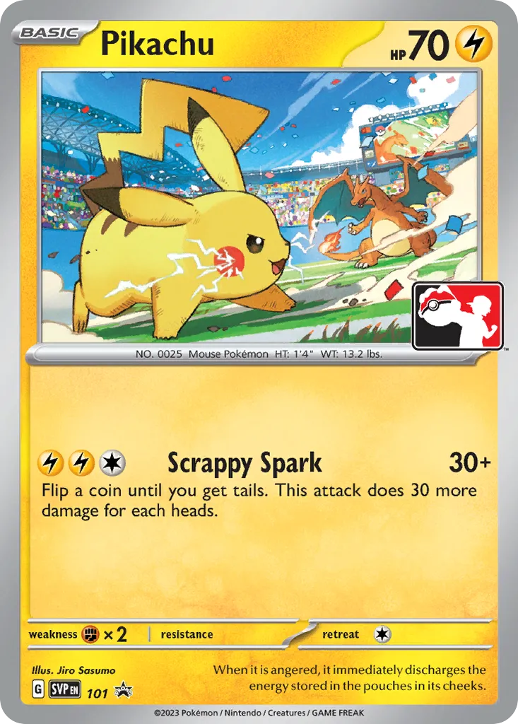 Pikachu card image