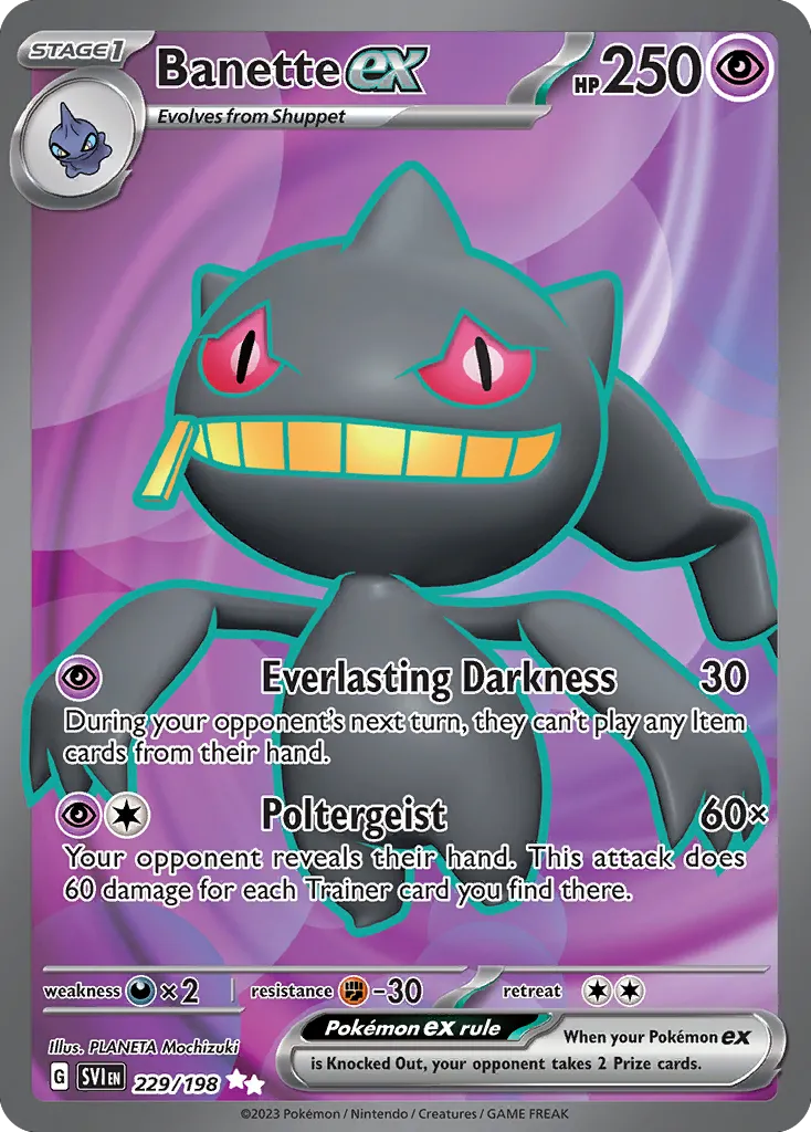 Banette ex card image