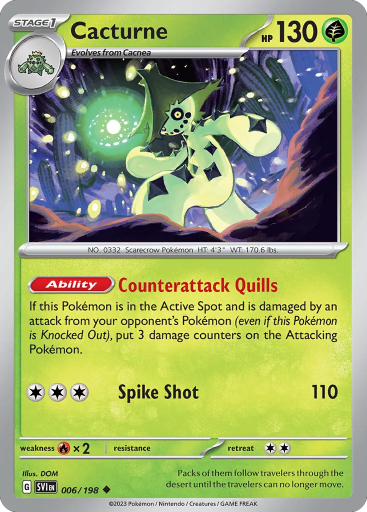 Cacturne card image
