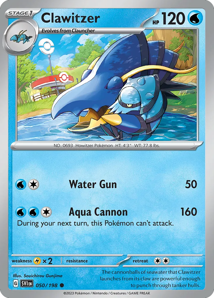 Clawitzer card image