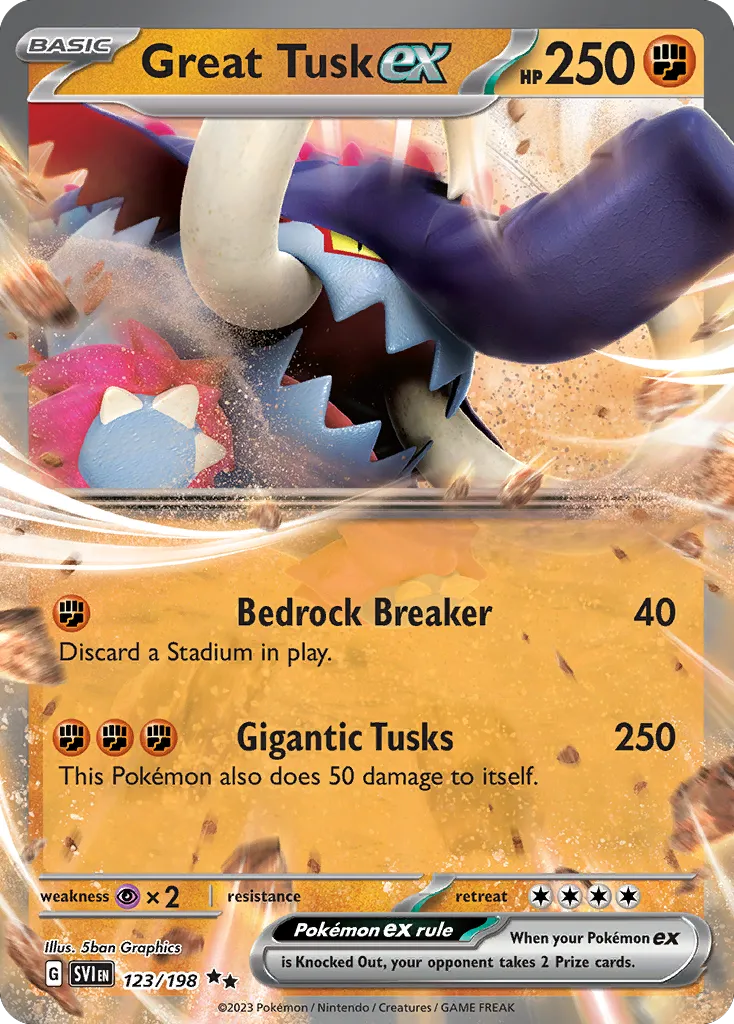 Great Tusk ex card image