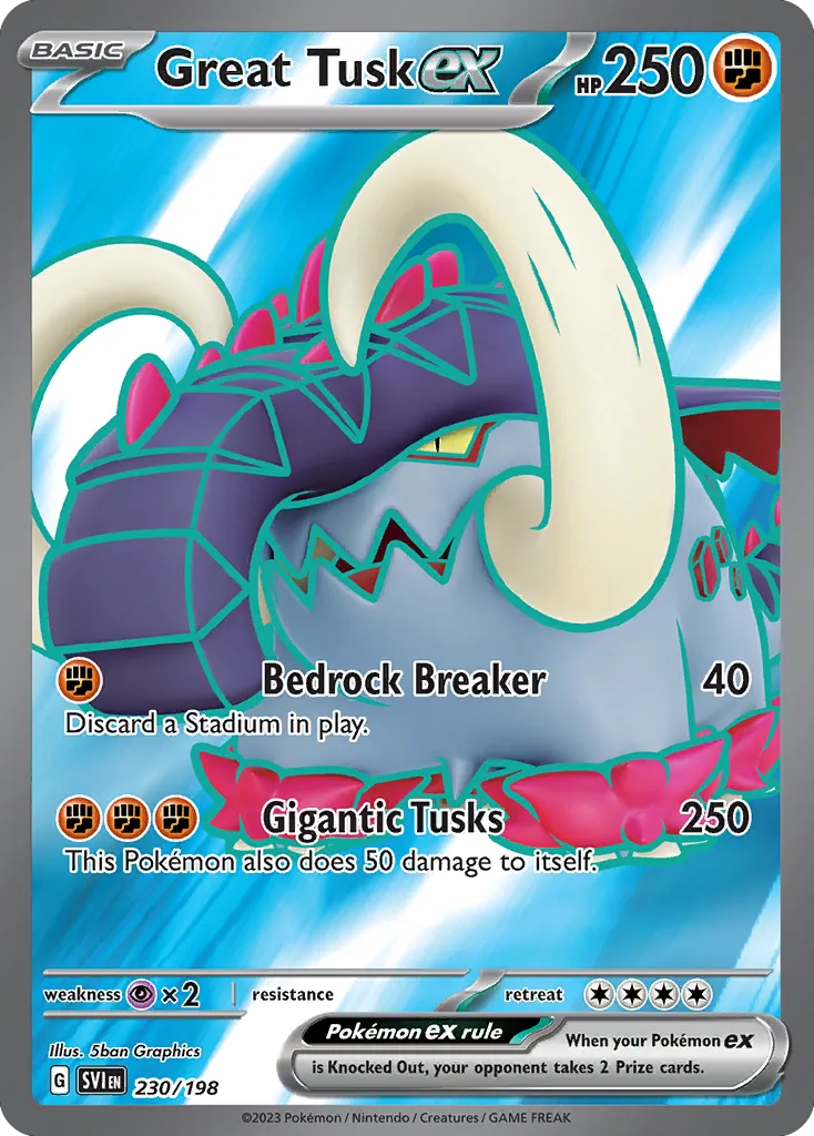 Great Tusk ex card image