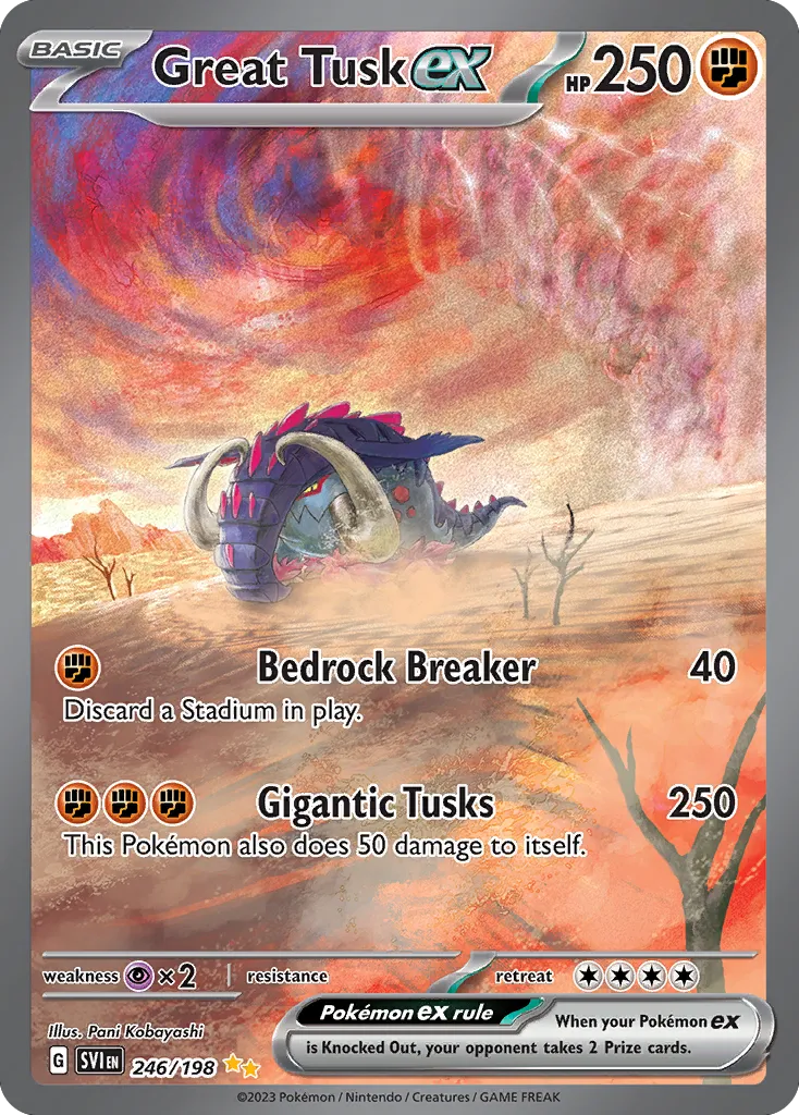 Great Tusk ex card image