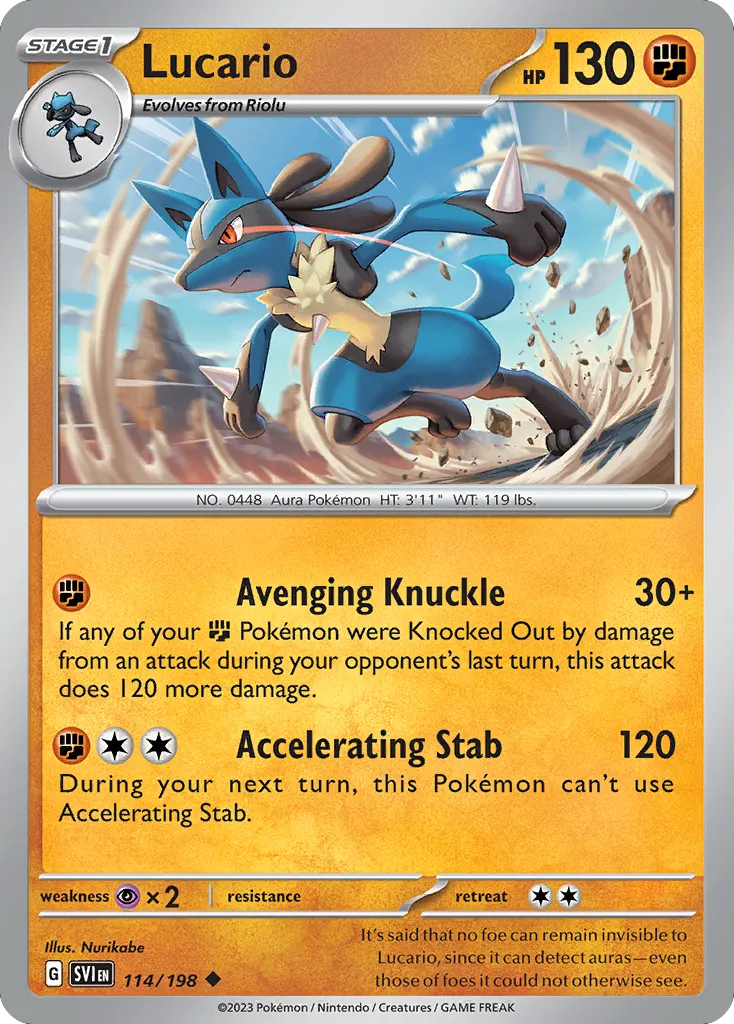 Lucario card image
