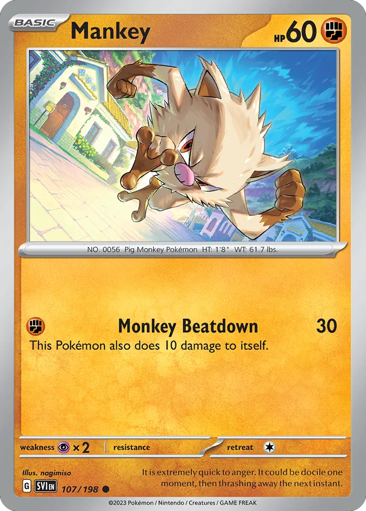 Mankey card image