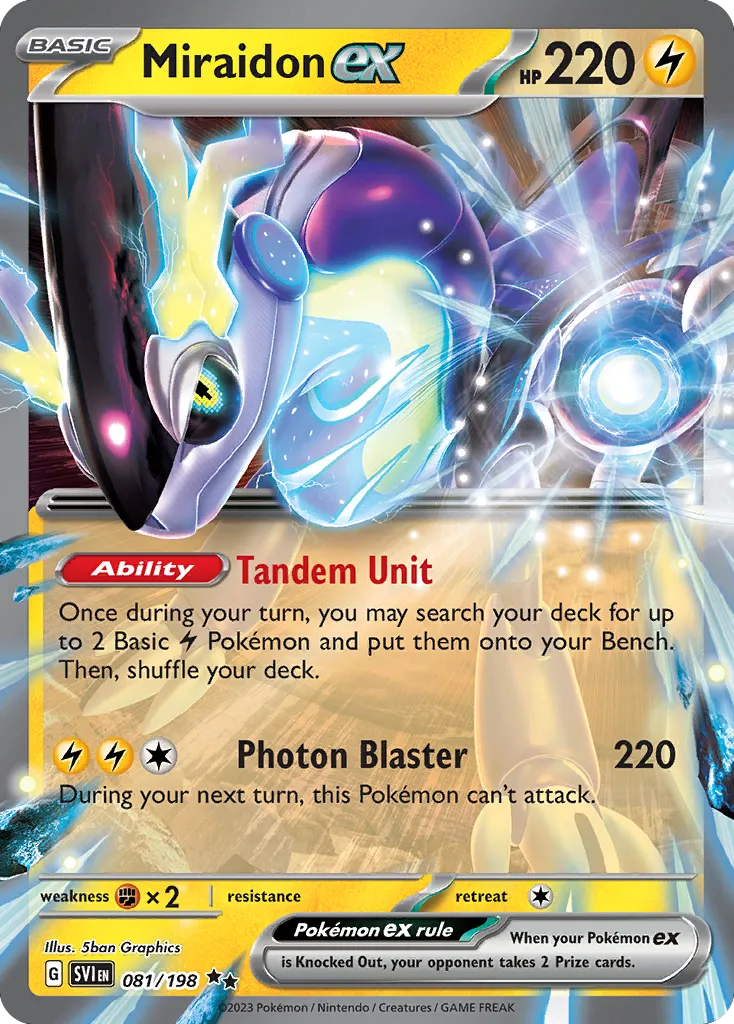 Miraidon ex card image