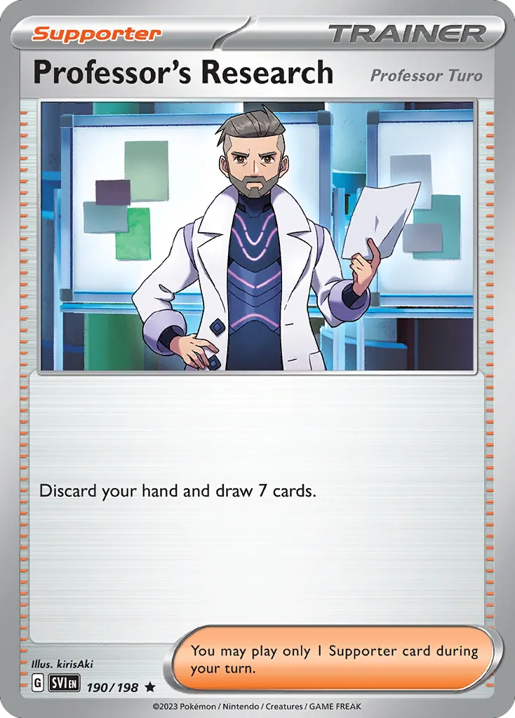Professor's Research (Professor Turo) card image