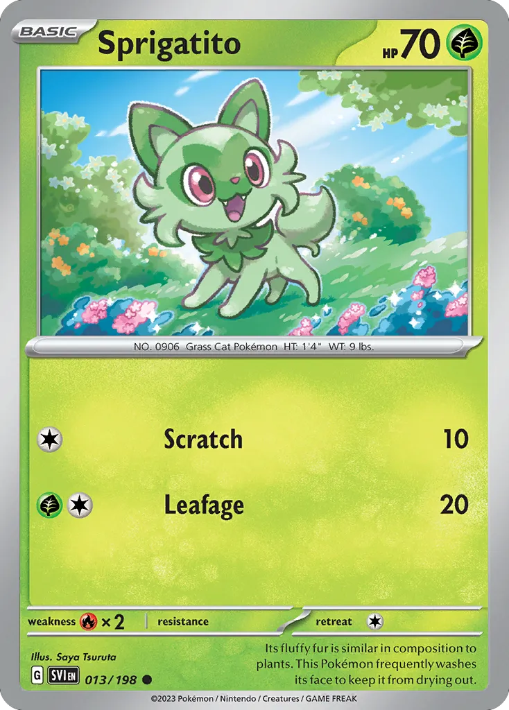 Sprigatito card image