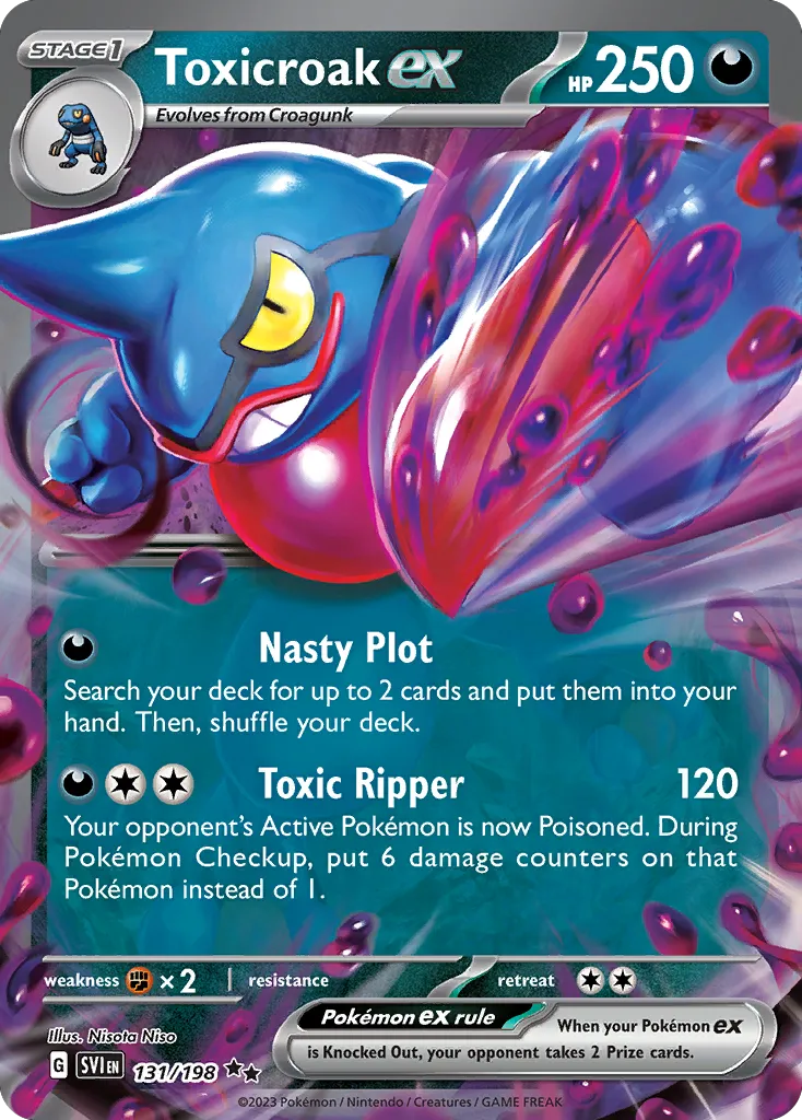Toxicroak ex card image