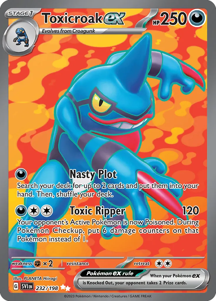 Toxicroak ex card image