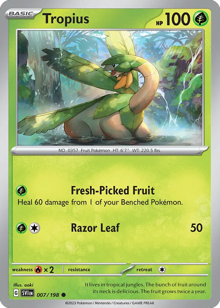 Tropius card image