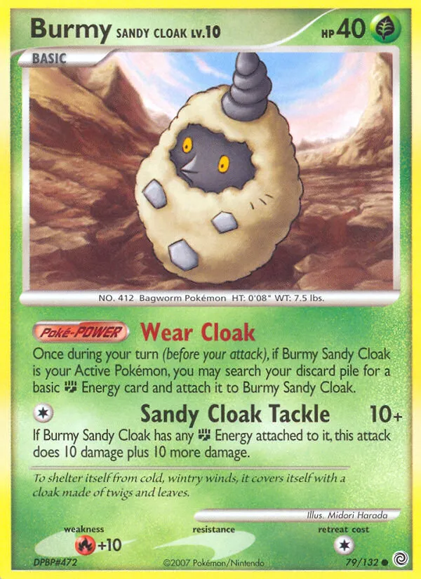 Burmy Sandy Cloak card image