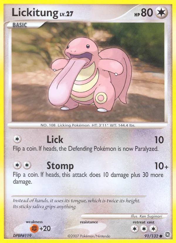 Lickitung card image