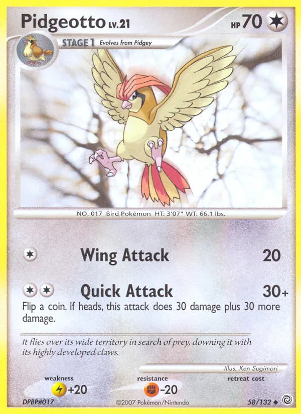 Pidgeotto card image