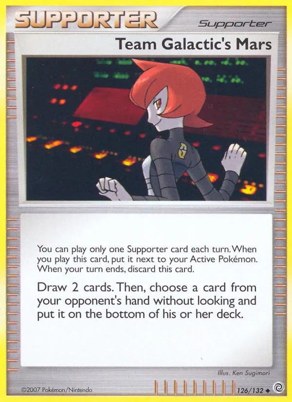 Team Galactic's Mars card image