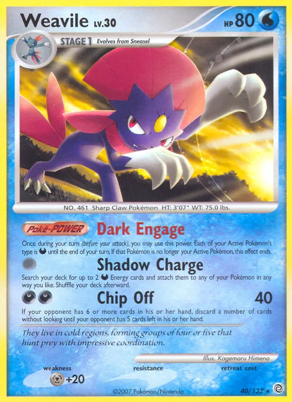 Weavile card image