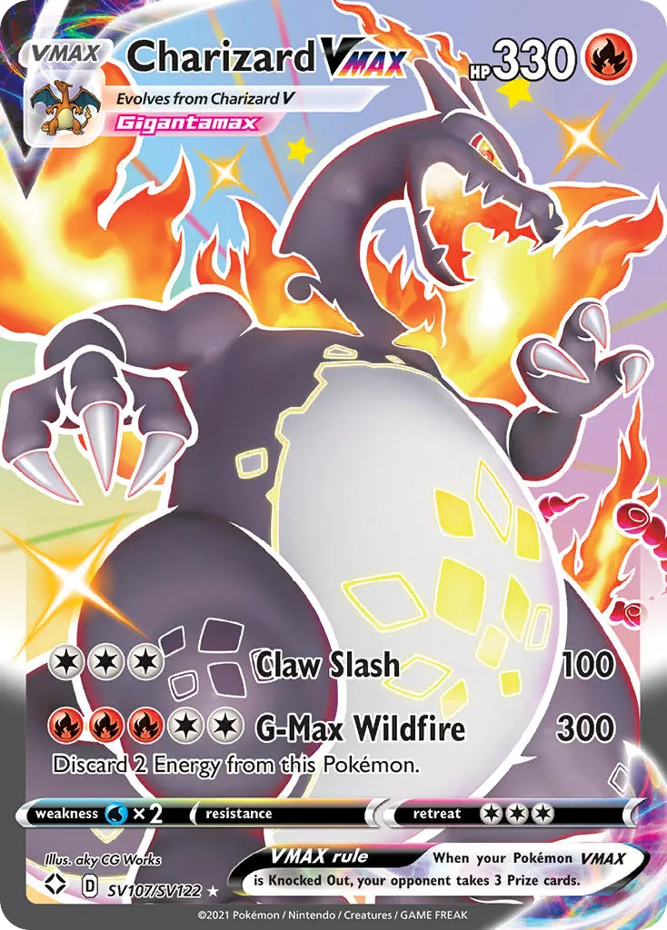 Charizard VMAX #SV107 card image