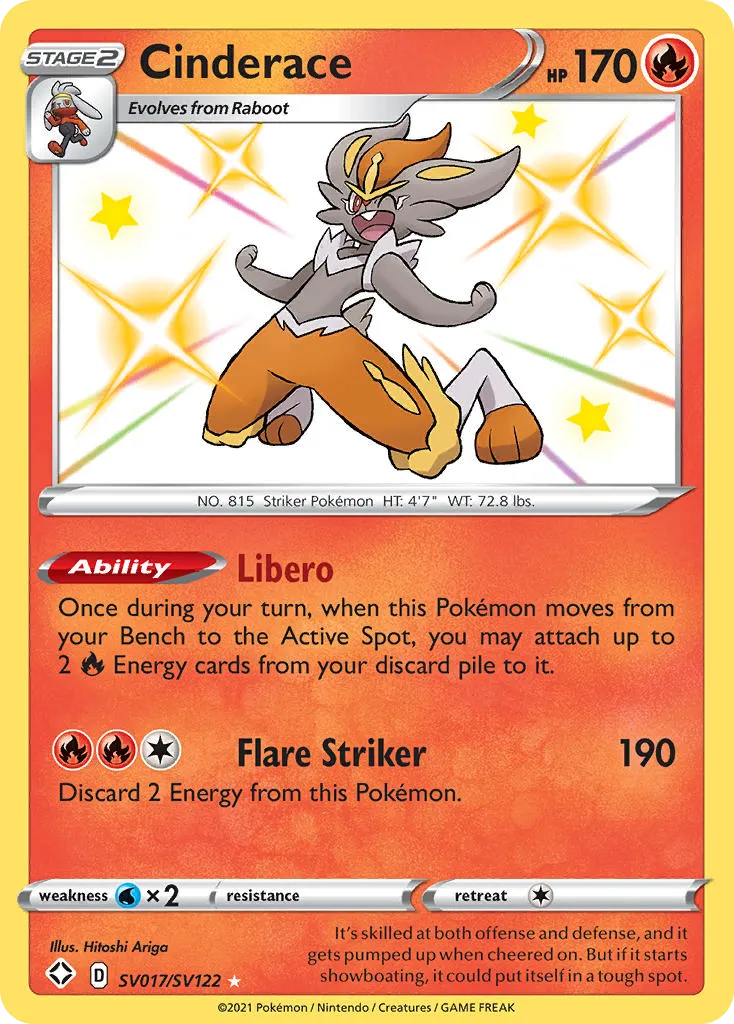Cinderace card image