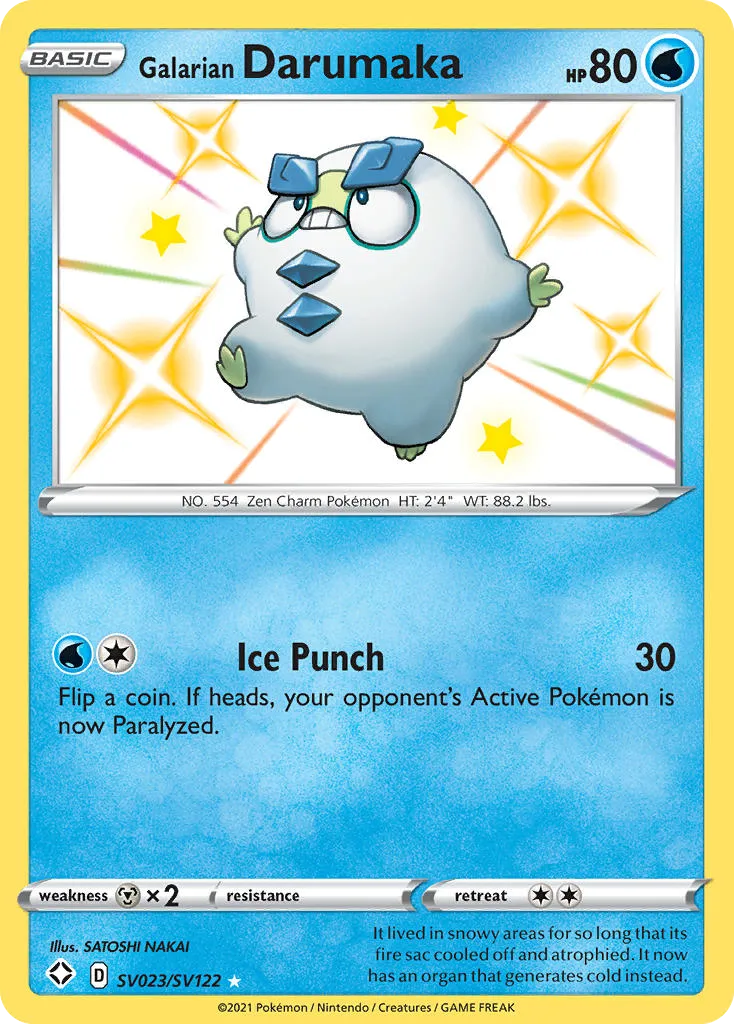 Galarian Darumaka card image