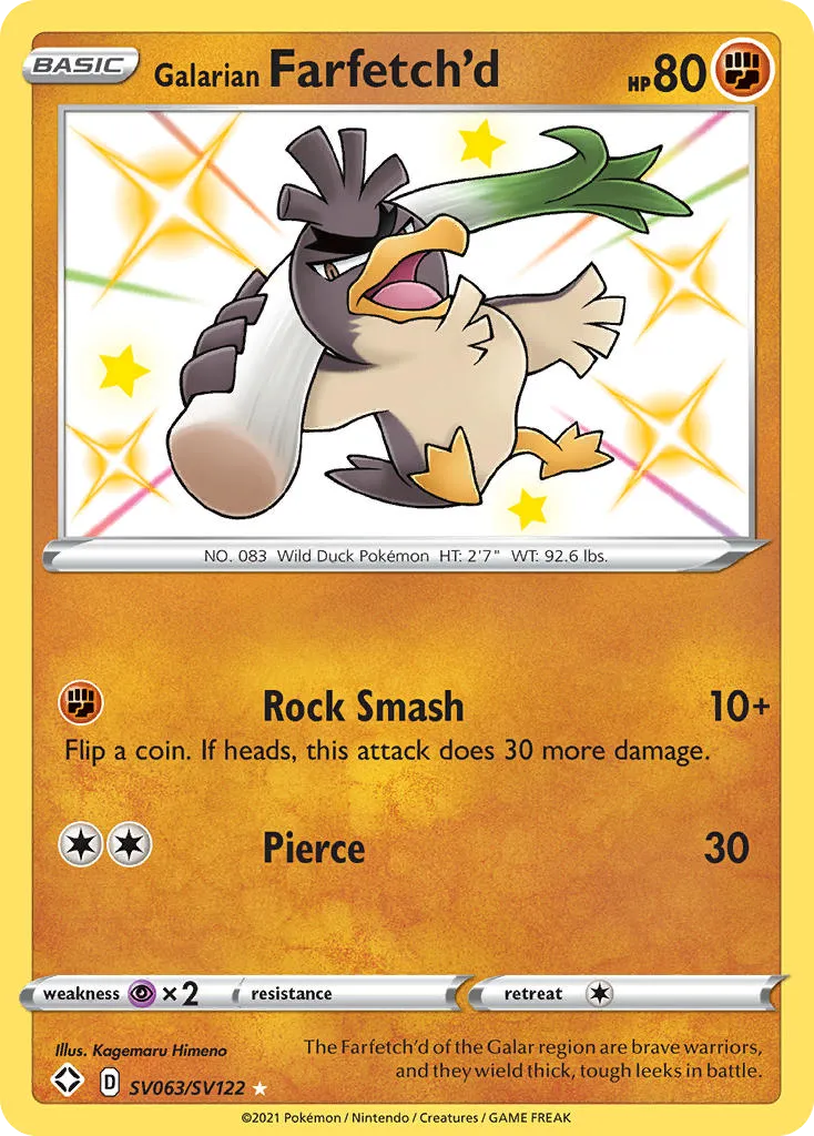 Galarian Farfetch'd card image