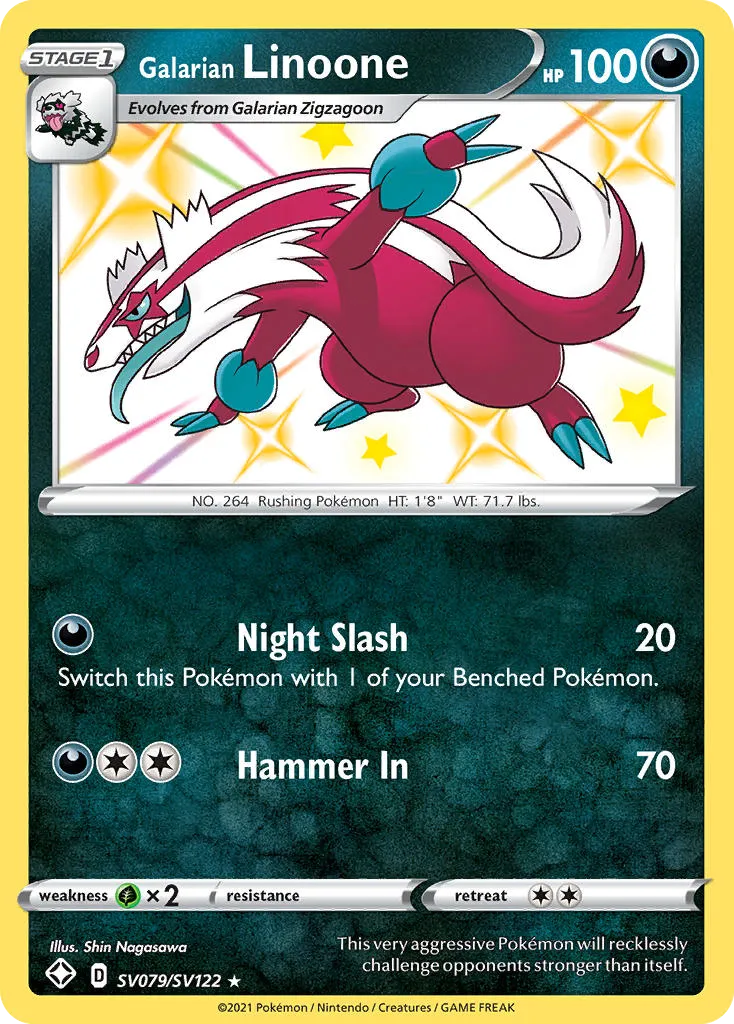 Galarian Linoone card image