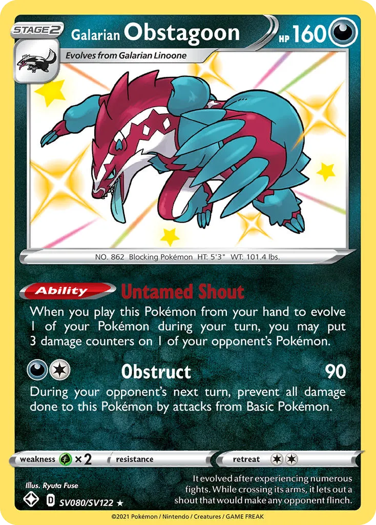 Galarian Obstagoon card image